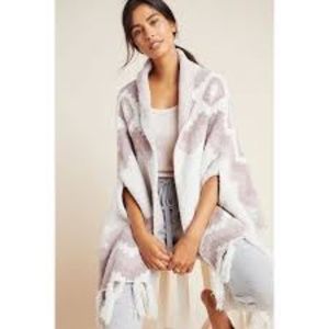 NWT Barefoot Dreams one size poncho from Anthropologie